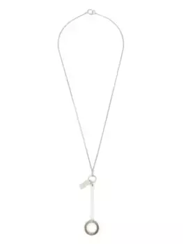 Колье Numeric MM6 Maison Margiela, серебяный