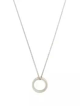 Колье Numerical с подвеской-кольцом MAISON MARGIELA, серебяный
