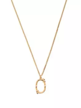 Колье O Alphabet Pendant Emanuele Bicocchi, золотой