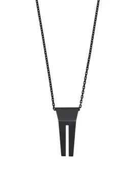 Колье Open Trunk с подвеской Rick Owens, черный