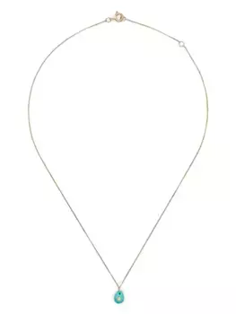 Колье Orso из желтого золота с бриллиантами и бирюзой Pascale Monvoisin, золотой