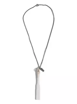 Колье Paintbrush MM6 Maison Margiela, серебяный