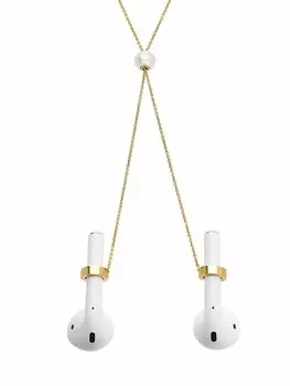 Колье Pearl Sonic из желтого золота Delfina Delettrez, золотой