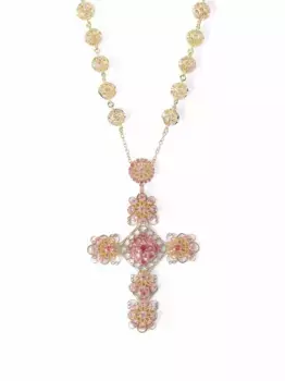Колье Pizzo из желтого золота с турмалином DOLCE & GABBANA, золотой