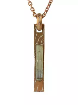 Колье Plate Parts of Four, розовый