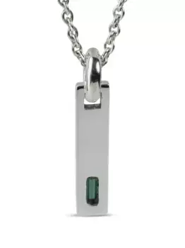 Колье Plate Parts of Four, серебяный