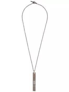 Колье Plate Parts of Four, серебряный