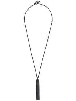 Колье Plate Parts of Four, серебряный