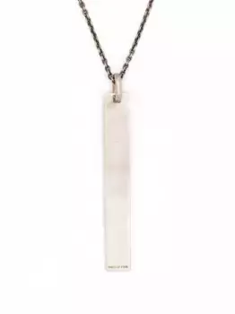 Колье Plate с подвеской Parts of Four, серый