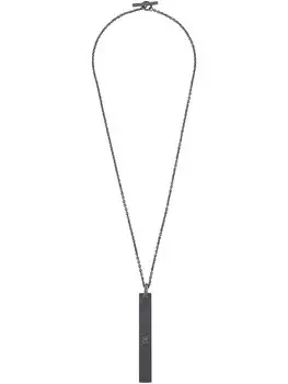 Колье Plate с подвеской Parts of Four, серый