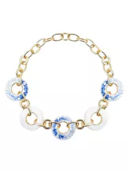 Колье Porcelain из коллаборации с Jacky Tsai Shanghai Tang, золотой