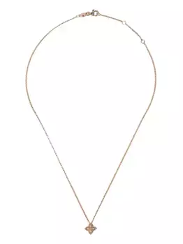 Колье Princess Flower с подвеской из розового золота с бриллиантами Roberto Coin, розовый