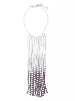 Колье с эффектом деграде EMPORIO ARMANI, белый