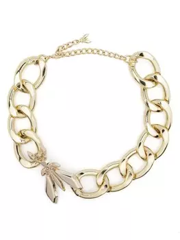 Колье с аппликацией Fly Patrizia Pepe, золотой