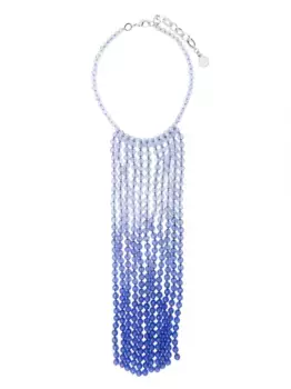 Колье с бахромой EMPORIO ARMANI, серебяный