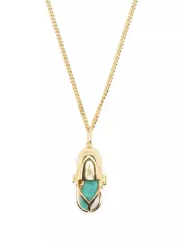 Колье с бирюзой Capsule Eleven, золотой