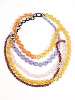 Колье с бусинами Bimba y Lola, желтый