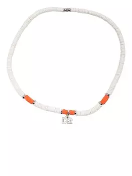 Колье с бусинами Dsquared2, белый
