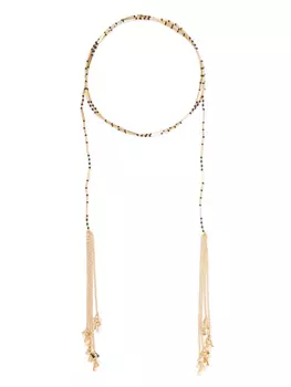 Колье с бусинами ISABEL MARANT, черный