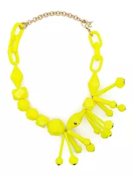 Колье с бусинами Patrizia Pepe, желтый