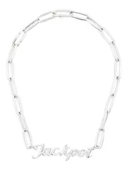 Колье с декором Jackpot JIL SANDER, серебяный