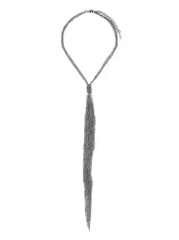 Колье с драпировкой Peserico, серый