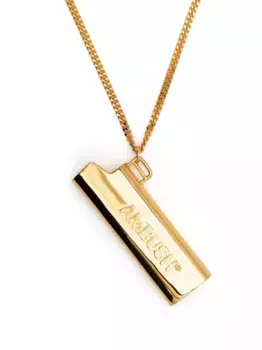 Колье с футляром для зажигалки AMBUSH, золотой