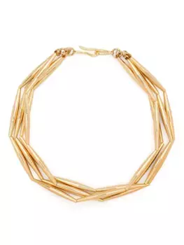 Колье с геометричными подвесками Tohum, золотой