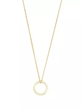 Колье с гравированным логотипом Maison Margiela, золотой