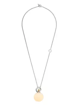 Колье с гравировкой JIL SANDER, желтый