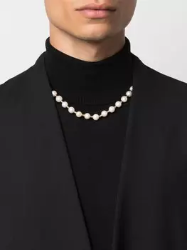 Колье с искусственным жемчугом Emanuele Bicocchi, белый