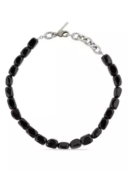 Колье с камнями DRIES VAN NOTEN, черный