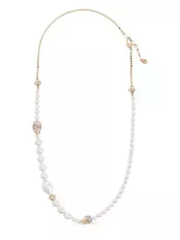 Колье с кристаллами Alexander McQueen, золотой
