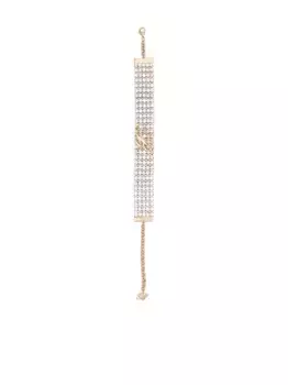 Колье с кристаллами BLUMARINE, золотой