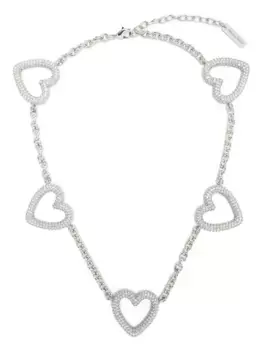 Колье с кристаллами MACH & MACH, серебяный