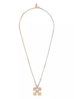Колье с логотипом Arrows OFF-WHITE, золотой
