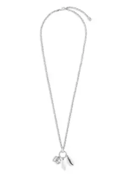 Колье с логотипом DG DOLCE & GABBANA, серебяный