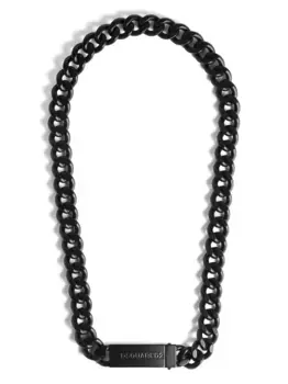 Колье с логотипом DSQUARED2, черный