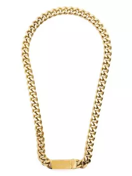 Колье с логотипом Dsquared2, золотой