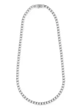 Колье с логотипом Emanuele Bicocchi, серебяный