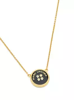 Колье с логотипом MARC JACOBS, золотой