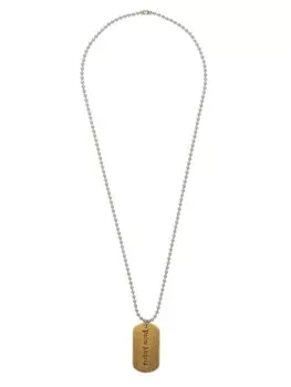 Колье с логотипом Palm Angels, золотой