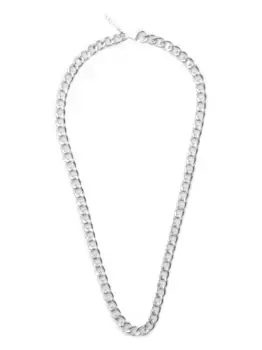 Колье с логотипом PRAWN FAMILY, серебяный