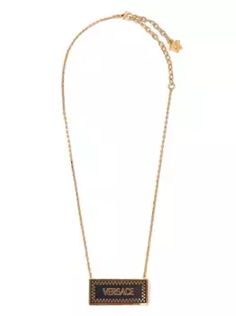 Колье с логотипом VERSACE, золотой