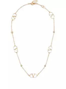 Колье с логотипом VLogo Signature VALENTINO GARAVANI, золотой