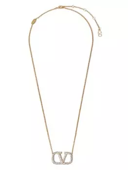 Колье с логотипом VLogo Signature Valentino Garavani, золотой