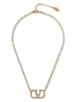 Колье с логотипом VLogo Signature Valentino Garavani, золотой