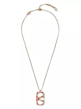 Колье с логотипом VLogo Signature Valentino Garavani, золотой