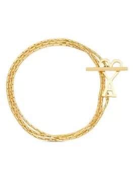 Колье с монограммой Ami De Coeur AMI Paris, золотой