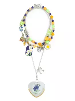 Колье с подвеской Amir Slama, серебяный